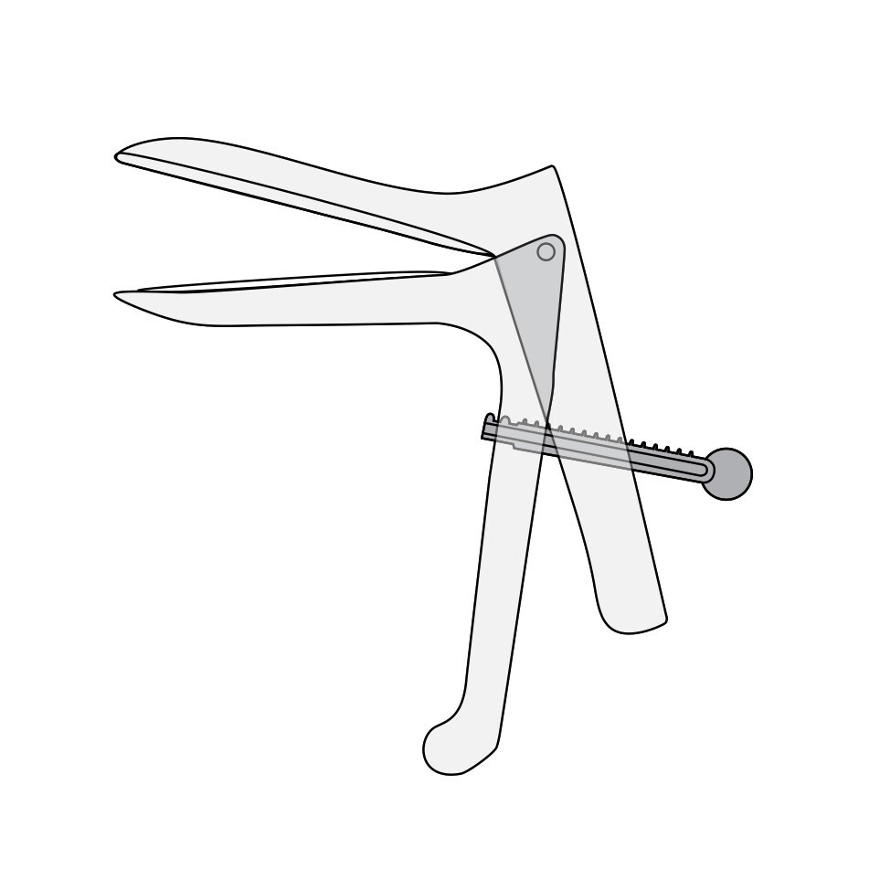 Disposable sterile Kusko gynecological speculum, size M. - Image 1